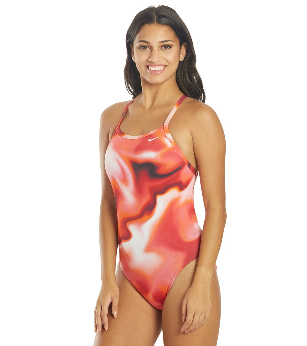 Nike Women's Amp Axis Racerback One Piece Swimsuit 5 Nike Women's Amp Axis Racerback One Piece Swimsuit - Image 5