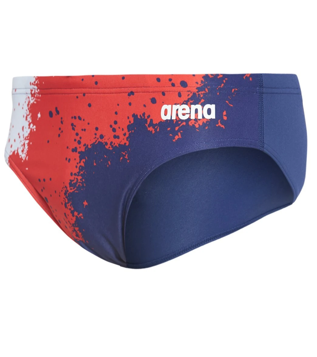 Arena Men's Spraypaint MaxLife Brief Swimsuit 1 Arena Men's Spraypaint MaxLife Brief Swimsuit