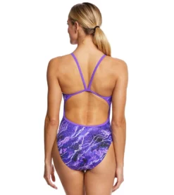 Women's Tornado One Piece Swimsuit -Speede Trendy 5669171527848 purple 3a