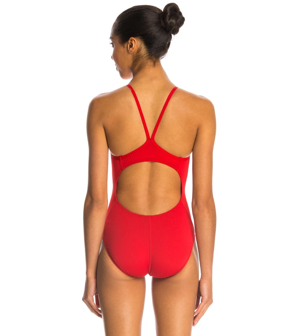 Reliance Solid V-Back One Piece Swimsuit 3 Reliance Solid V-Back One Piece Swimsuit - Image 3