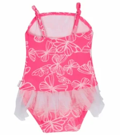 Seafolly Girls' Neon Pop Ballerina Tutu One Piece (6-24mos) -Speede Trendy 5671835271336 flamingo 3a