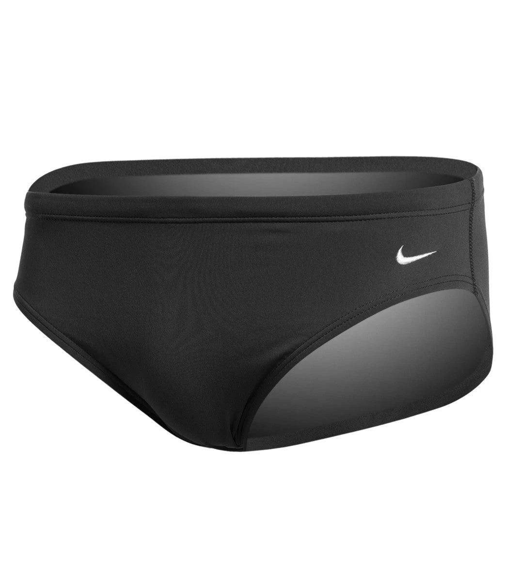 Nike Men's Solid Poly Brief Swimsuit 1 Nike Men's Solid Poly Brief Swimsuit