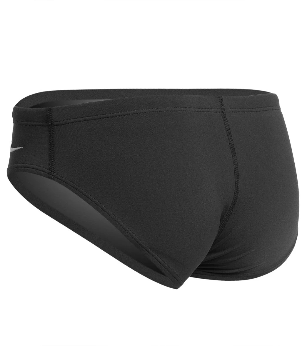 Nike Men's Solid Poly Brief Swimsuit 2 Nike Men's Solid Poly Brief Swimsuit - Image 2