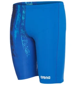 Arena Men's Team Painted Stripes Jammer Swimsuit -Speede Trendy 5677501808808 royalmultiroyal 6a