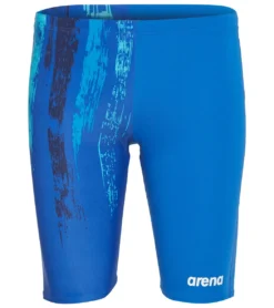 Arena Men's Team Painted Stripes Jammer Swimsuit -Speede Trendy 5677501808808 royalmultiroyal 7a