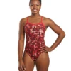 Nike Women's HydraStrong Fire Racerback One Piece Swimsuit