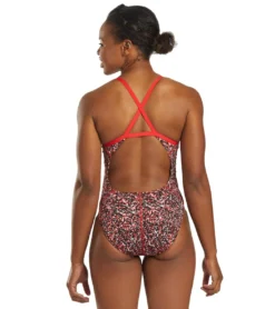 Nike Women's HydraStrong Pixel Party Crossback One Piece Swimsuit 7 Nike Women's HydraStrong Pixel Party Crossback One Piece Swimsuit -Speede Trendy 5677840629928 universityred 3a