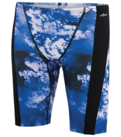 Men's Reliance Cyclone Spliced Jammer Swimsuit 6 Men's Reliance Cyclone Spliced Jammer Swimsuit -Speede Trendy 6254377042088 blue 3a