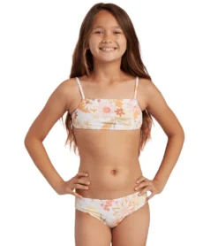 Billabong Girls' Little Bit Of Sunshine Tank Bikini Set