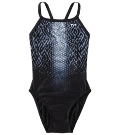 TYR Girls' Odyssey Diamondfit One Piece Swimsuit