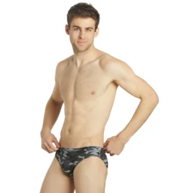 HydroLast Men's Camo Water Polo Brief 11 HydroLast Men's Camo Water Polo Brief -Speede Trendy 6690450505896 blackmulti 3a