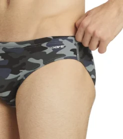 HydroLast Men's Camo Water Polo Brief 17 HydroLast Men's Camo Water Polo Brief -Speede Trendy 6690450505896 blackmulti 9a