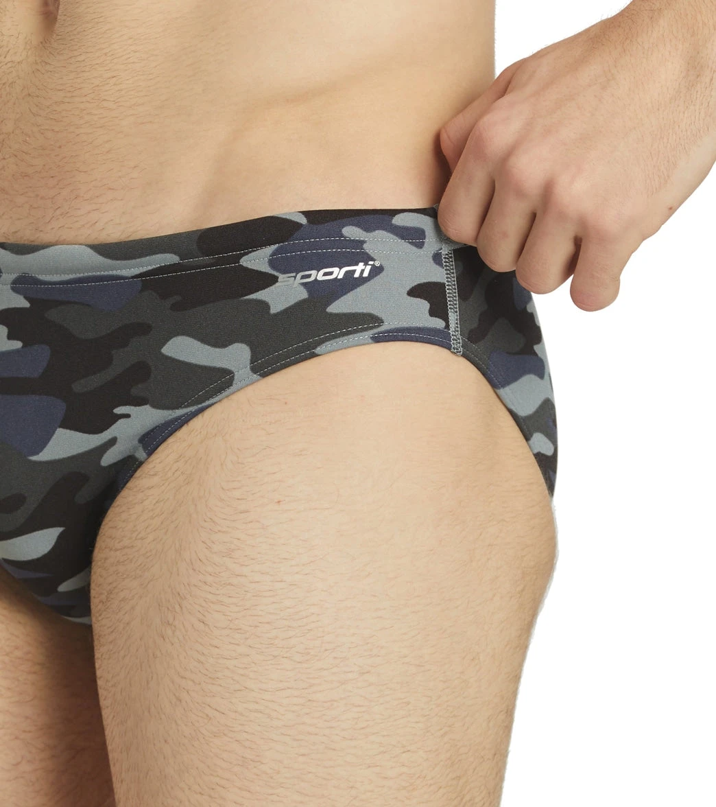 HydroLast Men's Camo Water Polo Brief 9 HydroLast Men's Camo Water Polo Brief - Image 9