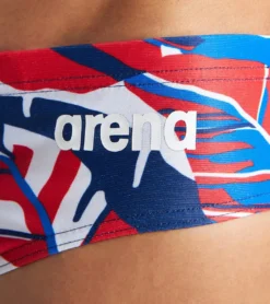 Arena Men's Tropicals Brief Swimsuit -Speede Trendy 6813962731688 navyredmulti 5a