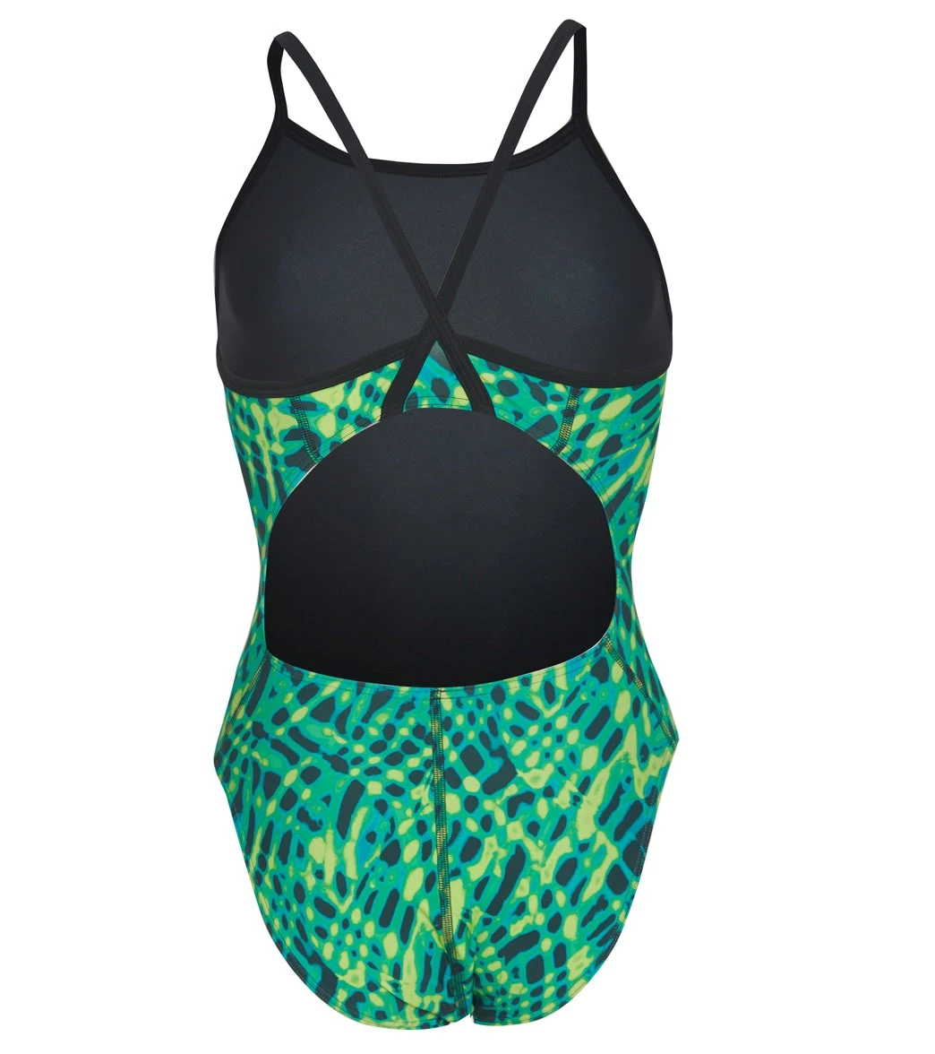 Serene Thin Strap One Piece Swimsuit Youth (22-28) 2 Serene Thin Strap One Piece Swimsuit Youth (22-28) - Image 2