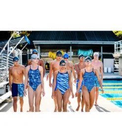 Cogent Thin Strap One Piece Swimsuit -Speede Trendy 6942386847912 red 8a