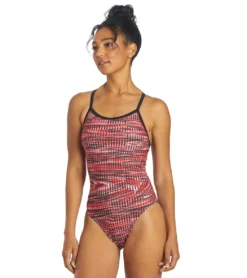 Drift Thin Strap One Piece Swimsuit -Speede Trendy 6942387339432 red 4a