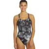 Nike Women's Hydrastrong Tie Dye Spiderback One Piece Swimsuit
