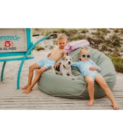 Boys' Aqua Bloom Volley Board Short (Toddler, Little Kid, Big Kid) -Speede Trendy 7217016078504 blue 3a