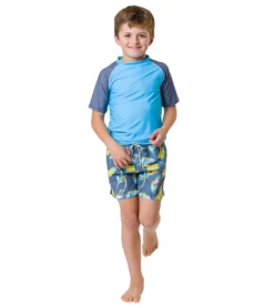 Boys' Going Bananas Volley Board Short (Toddler, Little Kid, Big Kid) -Speede Trendy 7217020240040 slate 5a