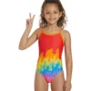 Sporti X Tyler Wallach Limited Edition Studio Drip Thin Strap One Piece Swimsuit Youth (22-28)