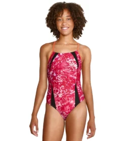 Speedo Women's Printed Flip Back One Piece Swimsuit