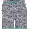 Johnny Was Men's Zebra Swim Trunk