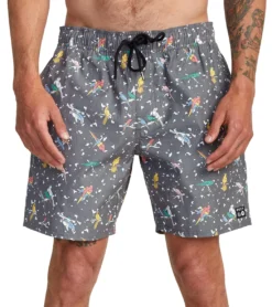 RVCA Men's LP X KLW Elastic 17" Boardshorts