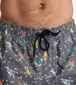 RVCA Men's LP X KLW Elastic 17" Boardshorts -Speede Trendy 7375235645608 black 8a