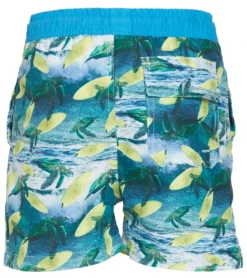 Boys' Surfing Sea Turtles Wesley UPF 50+ Swim Trunks (Baby, Toddler, Little Kid) -Speede Trendy 7408493265064 surfingseaturtles 2a
