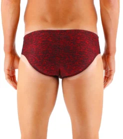 TYR Men's Lapped Racer Brief Swimsuit -Speede Trendy 7415983374504 red 3a