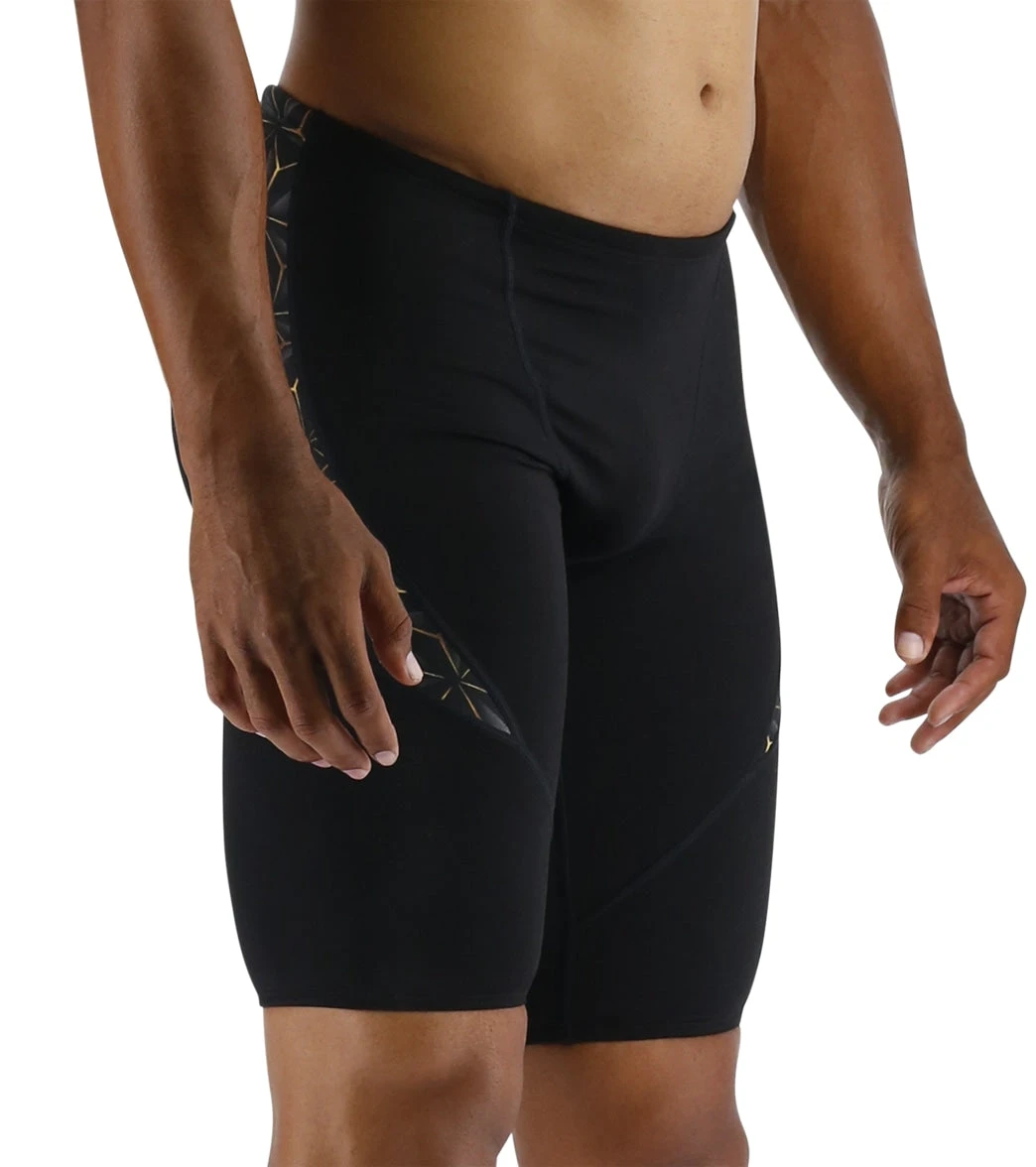 TYR Men's Obsidian Curve Splice Jammer Swimsuit 2 TYR Men's Obsidian Curve Splice Jammer Swimsuit - Image 2