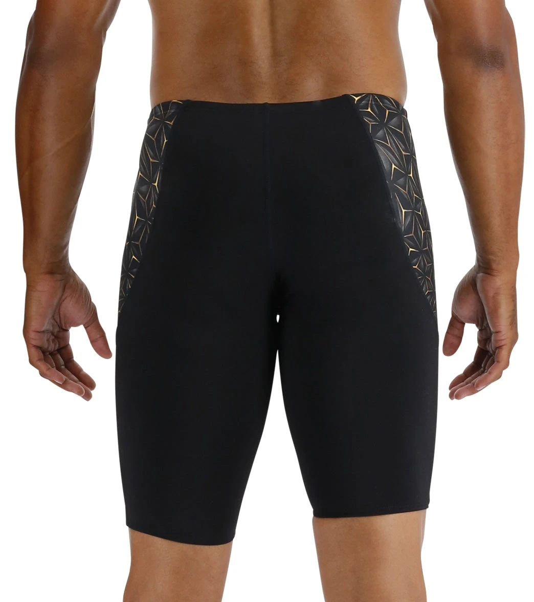 TYR Men's Obsidian Curve Splice Jammer Swimsuit 3 TYR Men's Obsidian Curve Splice Jammer Swimsuit - Image 3