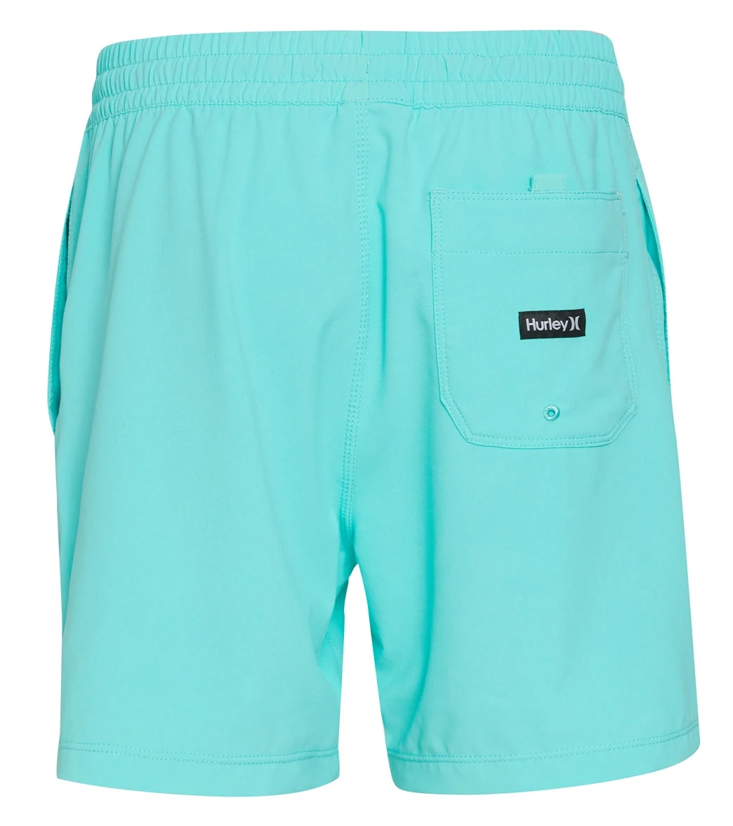 HURLEY Men's 17" One And Only Solid Volley Boardshort 2 HURLEY Men's 17" One And Only Solid Volley Boardshort - Image 2