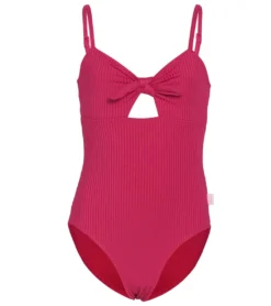 Seafolly Girls' Summer Essentials One Piece Swimsuit (Big Kid)