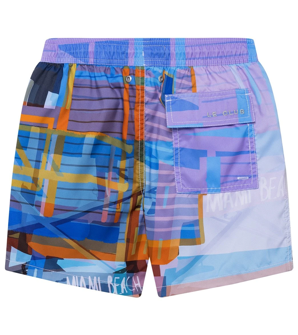 Boys' Miami Beach Tower 2 Swim Trunks (Toddler, Little Kid, Big Kid) 2 Boys' Miami Beach Tower 2 Swim Trunks (Toddler, Little Kid, Big Kid) - Image 2