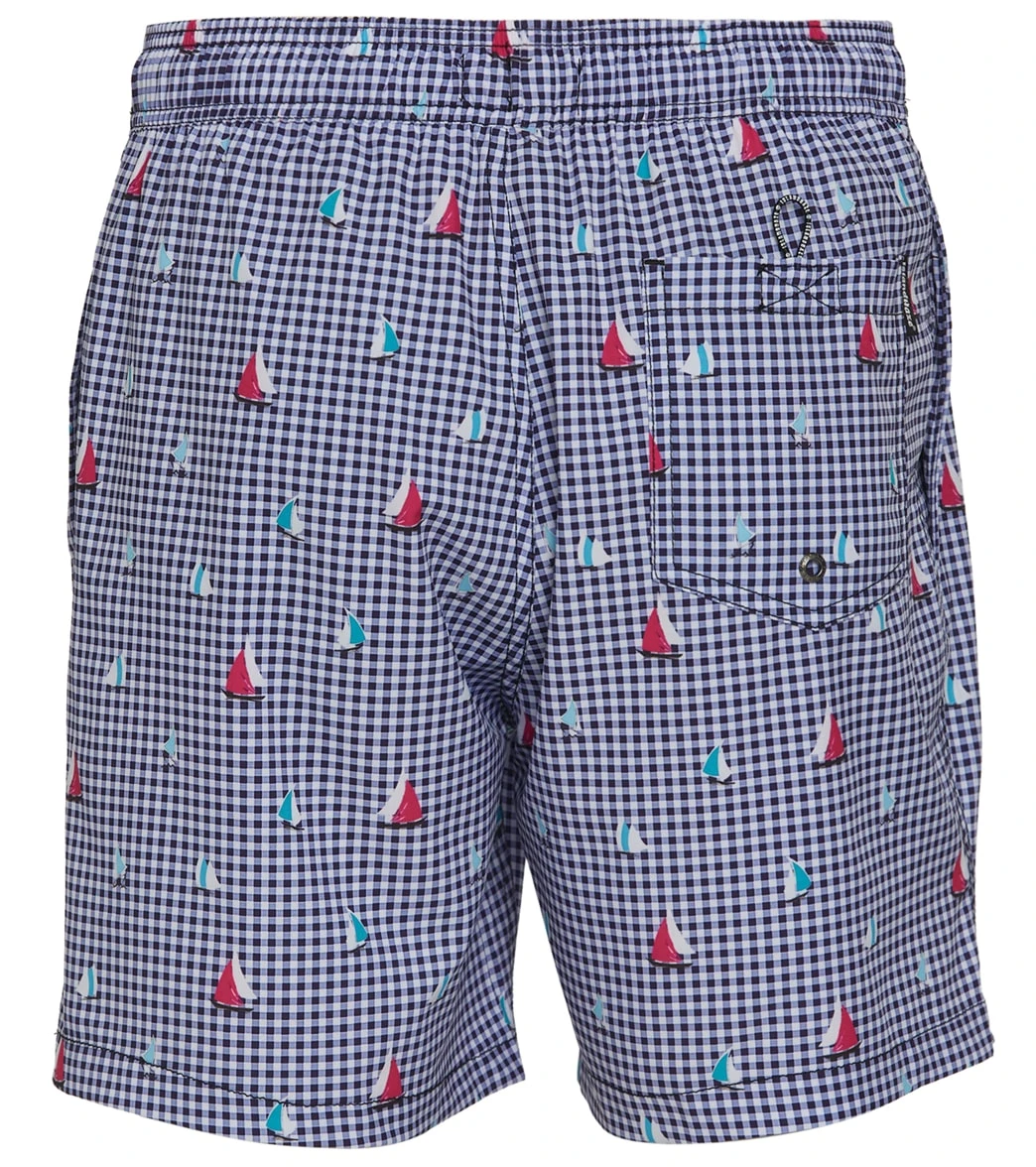 Men's 17" Full Sail Printed Swim Trunks 2 Men's 17" Full Sail Printed Swim Trunks - Image 2