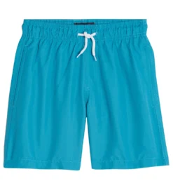 Boys' Stripe Sharks 2-Pack Swim Trunks (Big Kid) -Speede Trendy 7472291709096 frostblue 3a