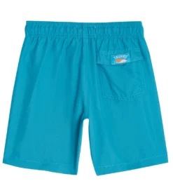 Boys' Stripe Sharks 2-Pack Swim Trunks (Big Kid) -Speede Trendy 7472291709096 frostblue 4a