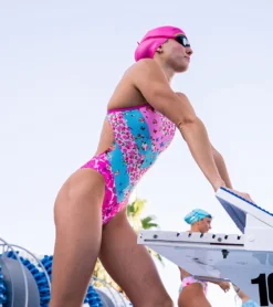 Sporti X Emma Weyant Patchwork Micro Back One Piece Swimsuit -Speede Trendy 7474625839272 patchwork 3a