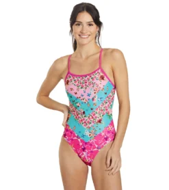 Sporti X Emma Weyant Patchwork Micro Back One Piece Swimsuit -Speede Trendy 7474625839272 patchwork 6a