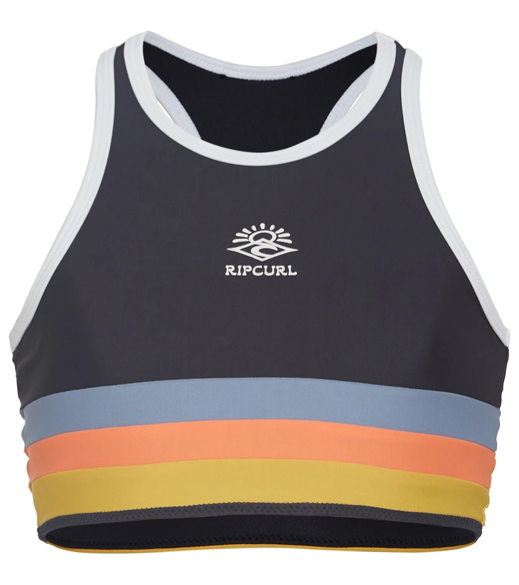 Rip Curl Girls' Melting Waves Crop Bikini Top (Big Kid) 1 Rip Curl Girls' Melting Waves Crop Bikini Top (Big Kid)