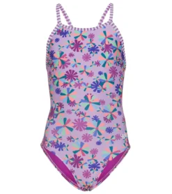 Girls' Pinwheel One Piece Swimsuit (Big Kid)