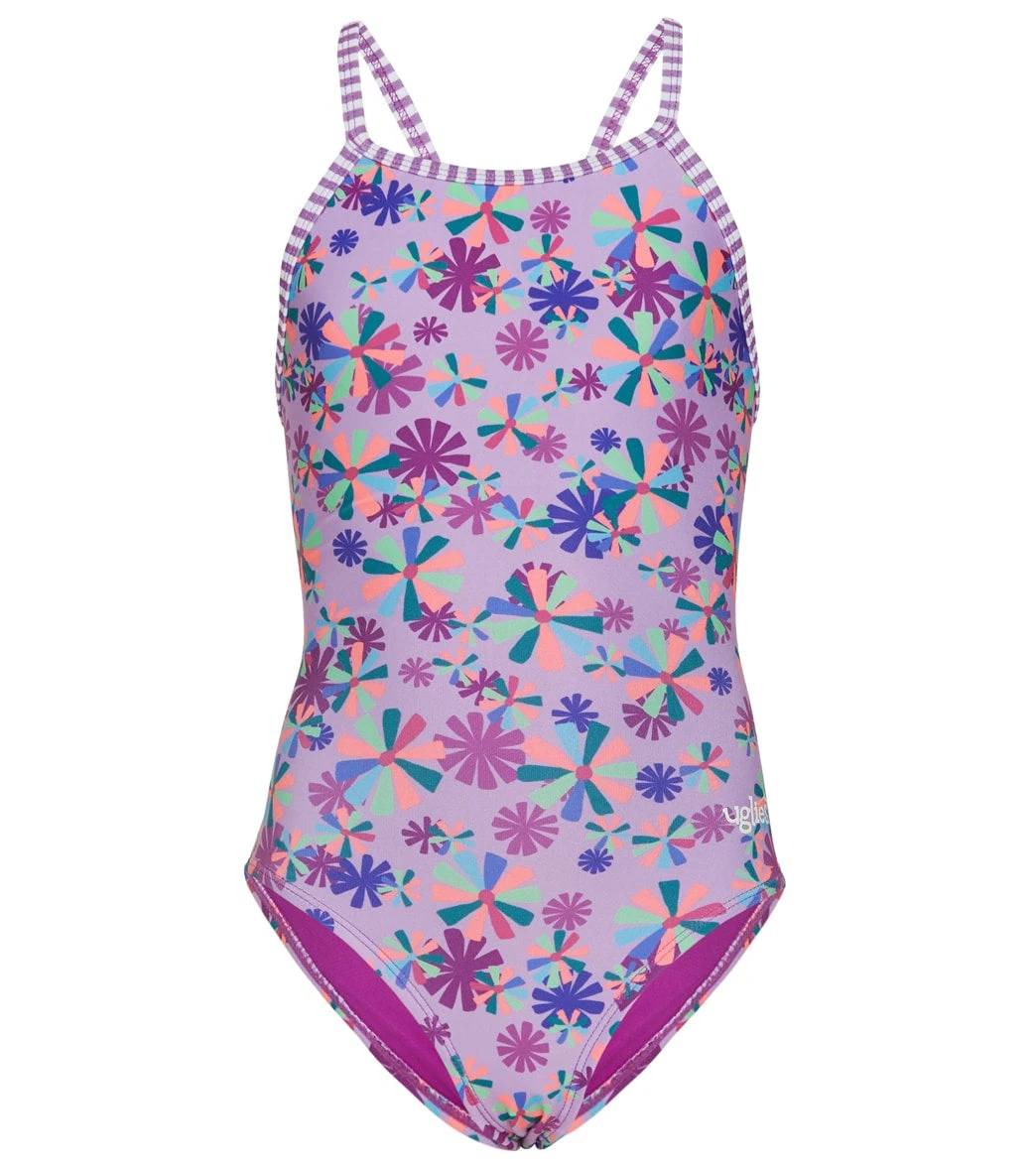 Girls' Pinwheel One Piece Swimsuit (Big Kid) 1 Girls' Pinwheel One Piece Swimsuit (Big Kid)