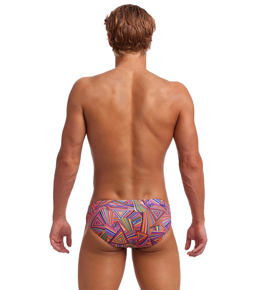 Funky Trunks Men's Trihard Classic Brief Swimsuit 3 Funky Trunks Men's Trihard Classic Brief Swimsuit - Image 3