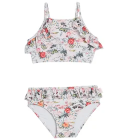 Seafolly Girls' Coast To Coast Two Piece Halter Bikini Set (Baby, Toddler, Little Kid)