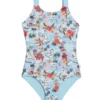 Seafolly Girls' Summer Vacay One Piece Swimsuit (Big Kid)