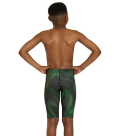 HydroLast Sonar Waves Jammer Swimsuit Youth (22 - 28) -Speede Trendy 7595543101608 green 4a