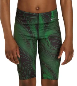 HydroLast Sonar Waves Jammer Swimsuit Youth (22 - 28) -Speede Trendy 7595543101608 green 5a