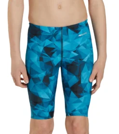 Fractalicious Jammer Swimsuit Youth (22 - 28) -Speede Trendy 7595556634792 blue 5a